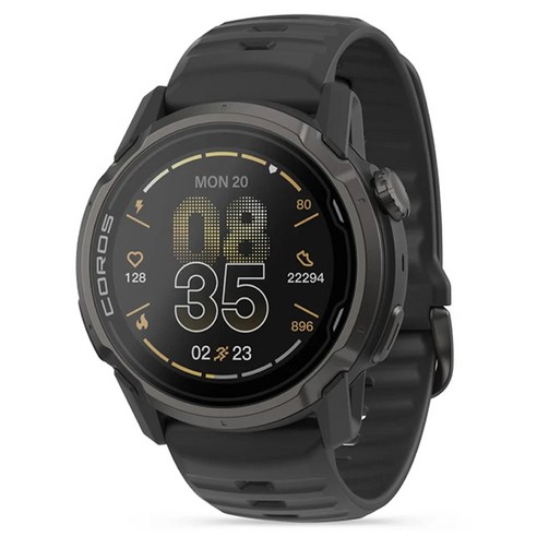 코로스 에이팩스 4 아웃도어 스포츠 스마트 워치, GPS + 블루투스, 4.6cm, 블랙
