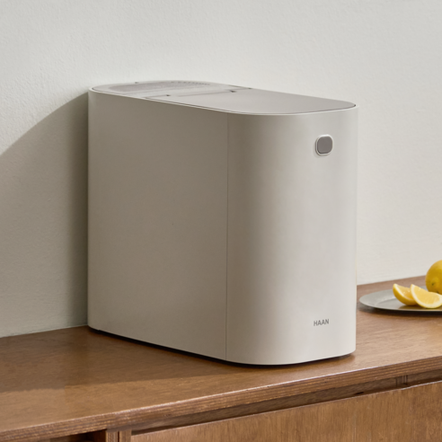 음식물처리기 내부 모습 및 PTC 열풍 건조 설명