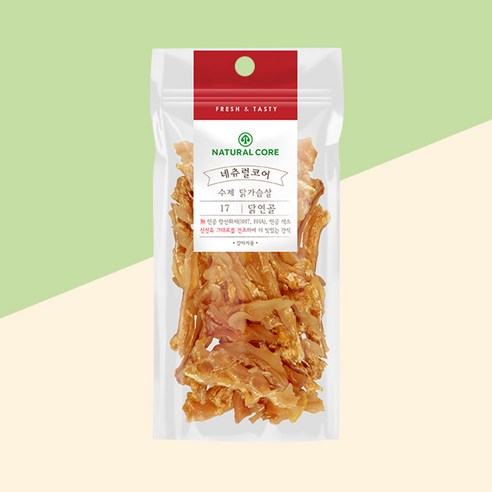 내추럴코어 천연 닭가슴살 - 닭연골 40g, 1개