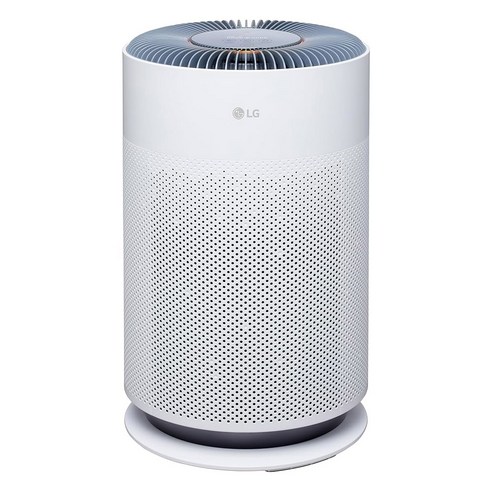 가정용 크고 작은 방 침실용 LG 퓨리케어 360 공기청정기 나노파이버 트루 헤파 필터 360도 여과 WiFi 공기질 모니터 저소음으로 1시간 만에 최대 2 059