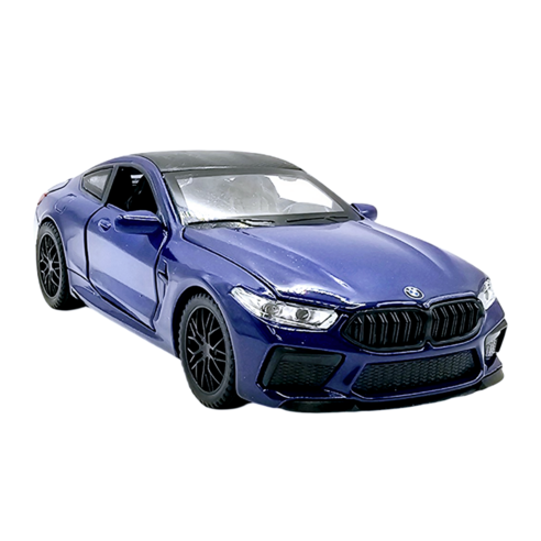 BMW M8 고성능 쿠페 스포츠카 1:32 다이캐스트, 블루, 1개