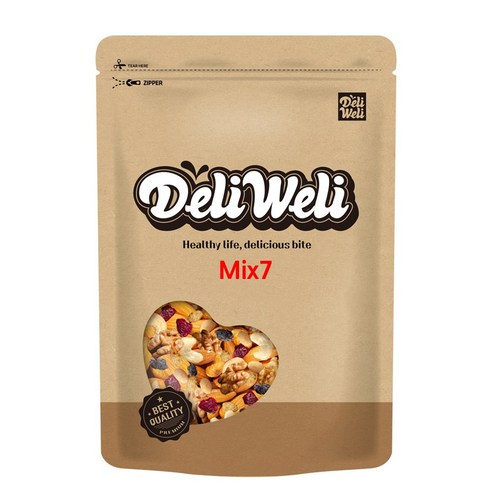 델리웰리 딜리셔스 믹스넛 7 매일견과 1kg 대용량 혼합견과