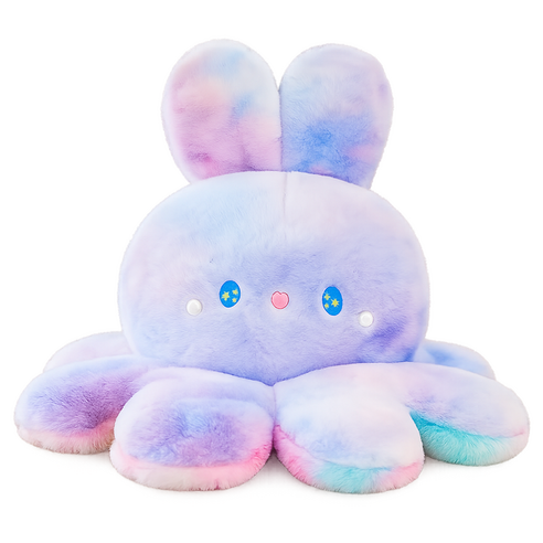 [당일발송 최고품질] 로앤제이 토끼양면문어인형 반전애착인형 25cm, 1개, 02 블루/그린