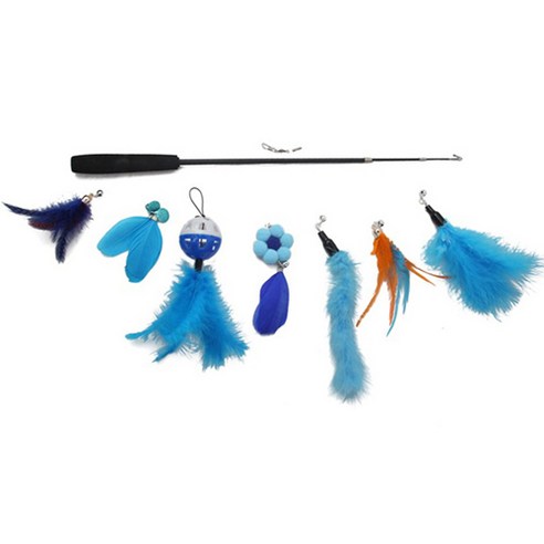 딩동펫 고양이 컬러풀 낚싯대 8종 세트 솔직 후기 | 실사용자 리뷰 분석 - 상품 이미지 1