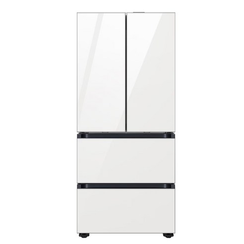 Bespoke AI 김치플러스 4도어 487L (맞춤숙성실) RK80F49C1W, 클린 화이트