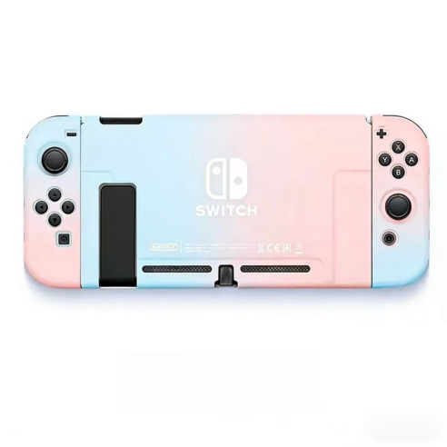 switch 케이스 풀백 케이스 그라데이션, 1개, 그러데이션(보호필름+버튼캡), 제1세대