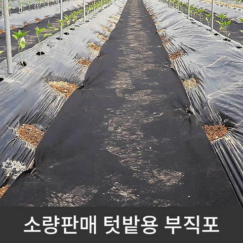 텃밭용 흑색부직포 잡초방지 물빠짐 소량판매, 1개