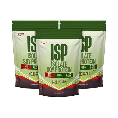 SP스포츠 ISP 분리대두단백질 1.2kg, 3개