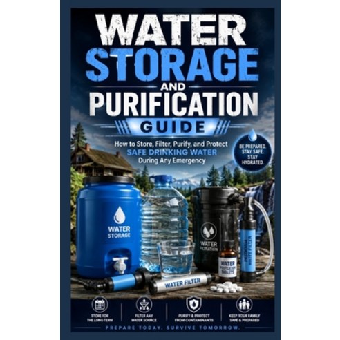 (영문도서)Water Storage and Purification Guide.: How to Store Filter Purify and Protect... Paperback, Independently Published, English, 9798199037259