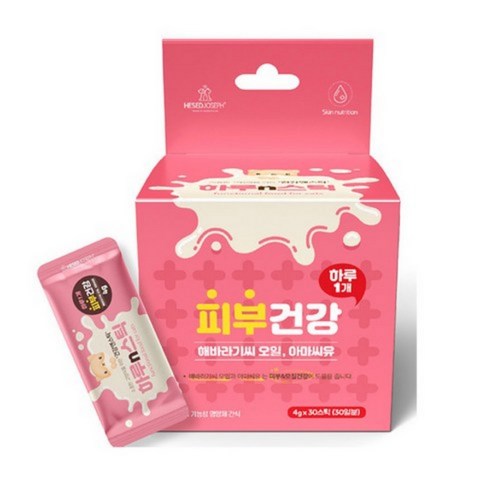 하루n스틱 고양이 영양제 짜먹는 스틱 영양간식 30포, 30회분, 피부/피모, 1개