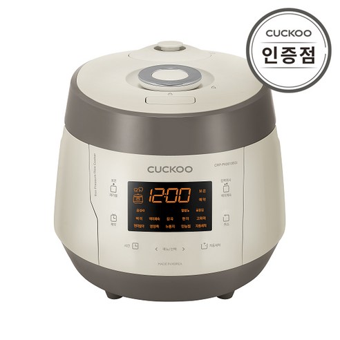 본사직영) 쿠쿠 6인용 전기압력밥솥 CRP-PK0610BGI, 화이트+실버