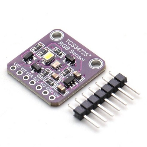 TCS34725 RGB 컬러 센서 모듈 - 고정밀 광센서 - I2C 통신 지원 개발용 보드