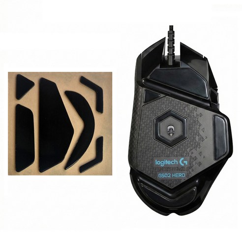 로지텍 마우스 피트 호환 G102 G304 G703 G PRO 지슈라 MX 마스터 애니웨어, 블랙, 로지텍 G502 유선/HERO