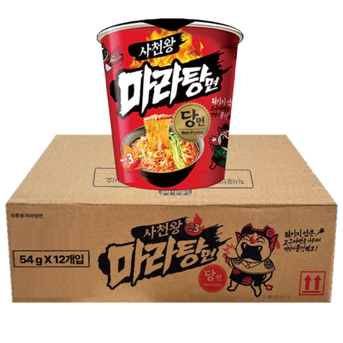 사천왕 마라탕면 소컵 54g, 12개
