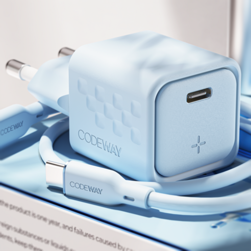 코드웨이 C타입 30W 초고속 충전기 + 60W C to C 1.8m 케... 개봉기 | 실사용 후기 - 상품 이미지 2
