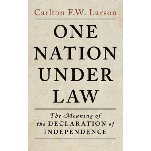 (영문도서)One Nation Under Law Hardcover, Cambridge University Press, English, 9781009789035