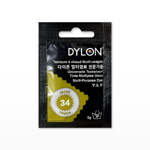 DYLON 다이론 멀티염료 옷염색, 34 올리브그린