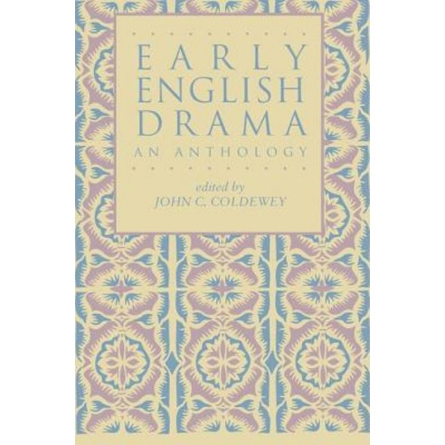 (영문도서)Early English Drama: An Anthology Paperback, Routledge, 9780824054656
