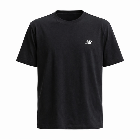 뉴발란스 반팔 라운드 티 스탠다드핏 스몰로고자수 남여공용 D8323 이미지 2