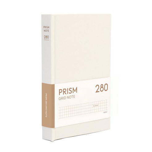 인디고 프리즘 280 모눈 양장 노트 (B6 32절), 크림, 1개