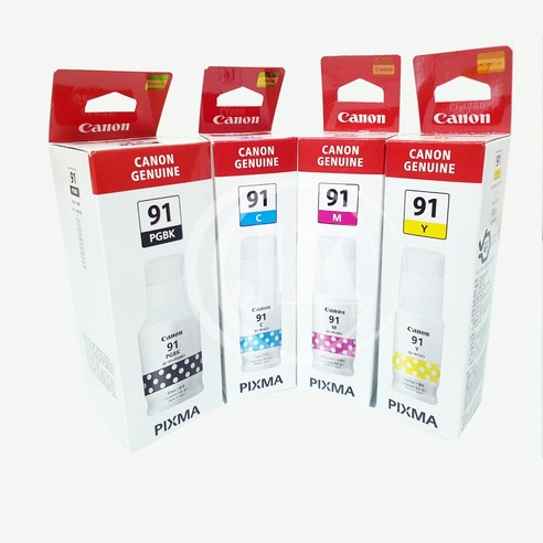 캐논 정품잉크 GI-91PGBK 검정/G1920/G2923/G2960/G3923/G3960 - 잉크 | 쿠팡