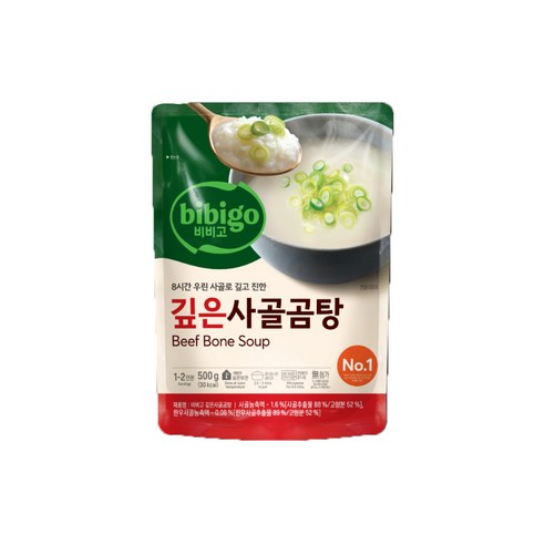 올따옴 비비고 깊은 사골곰탕, 500g, 10개