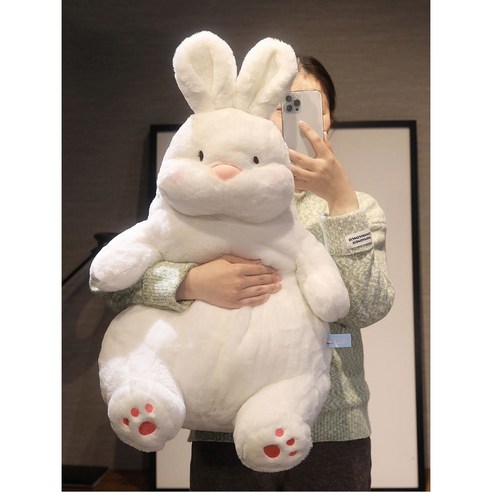 살찐 토끼인형 대왕토끼 행운의 누이구루미 스트레스해소 펫시뮬 높이