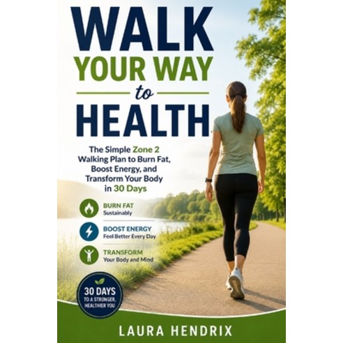 (영문도서)Walk Your Way to Health: The Simple Zone 2 Walking Plan to Burn Fat Boost Energ... Paperback, Independently Published, English, 9798196555718