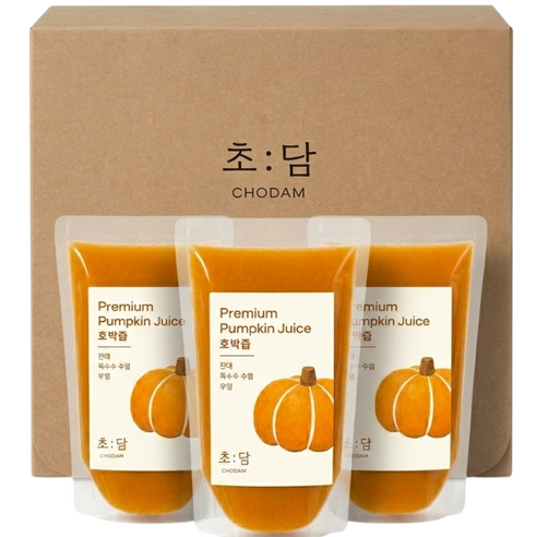 초담 국내산 수제 늙은호박즙 정제수무첨가 비법달임액 100ml, 30개 맛있게 먹은 솔직 후기 썸네일