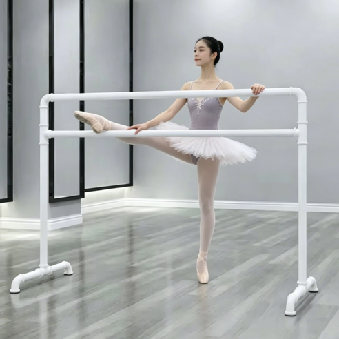 발레바 무용바 발레봉 2인발레바 1인용발레봉 2단 1500MM*600MM*1050MM, 1개, 화이트