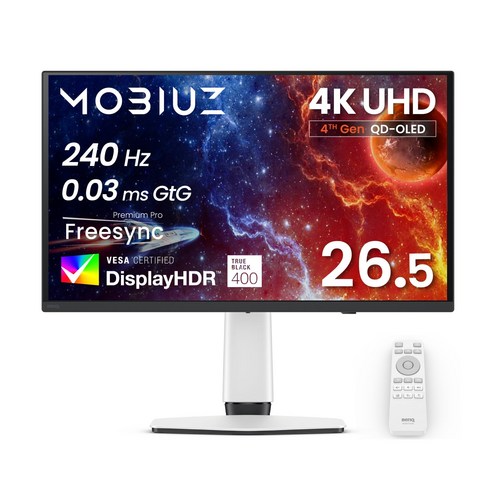 BenQ MOBIUZ EX271UZ 26.5 QD-OLED0.03ms240HzHDR True Black 400 DCI-P3 99%FreeSync Premium ProeARC