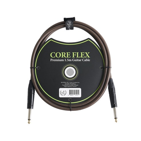 고퍼우드 Core Flex 1.5m 기타/베이스 케이블, 1개