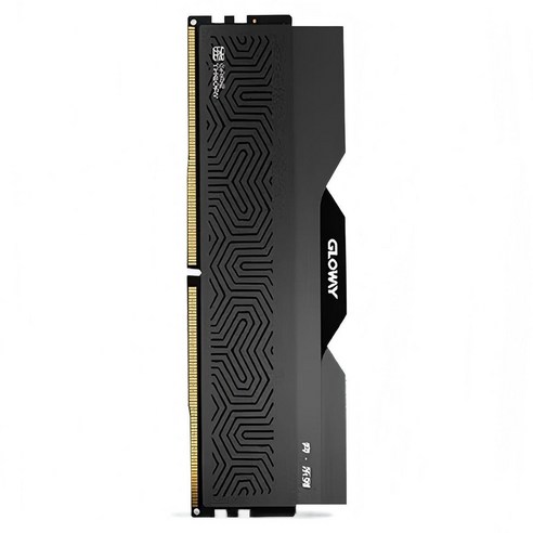 글로웨이 DDR5 용무역 시리즈 히트싱크 데스크탑 메모리 블랙 6000MHz C36 16GB, 1개, GW6000N16G-BD
