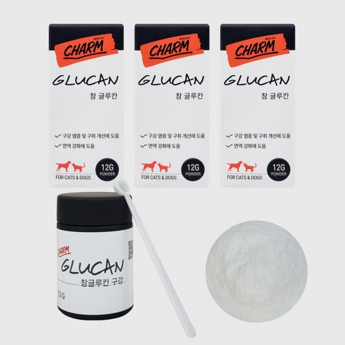 페피테일 참 반려동물 글루칸 면역 베타글루칸, 12g, 구강, 3개 12g, 구강, 3개