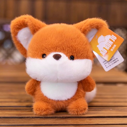 헤일리마켓 애니멀프렌즈 사막여우 고양이 수달 귀여운 동물 봉제 인형 인테리어 선물, 1개, 사막여우인형, 15cm