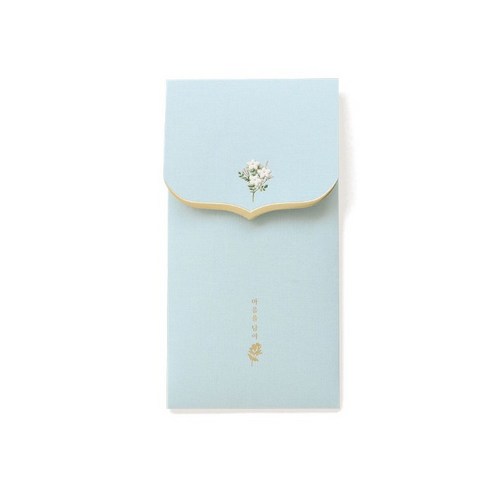 솜씨카드 고급 용돈봉투 상품권봉투, 1개, 블루