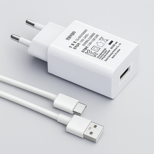 5V1A USB 저전력 저속 충전 어댑터 멀티 충전기 2A USB A타입 C타입 고속 충전 케이블 세트