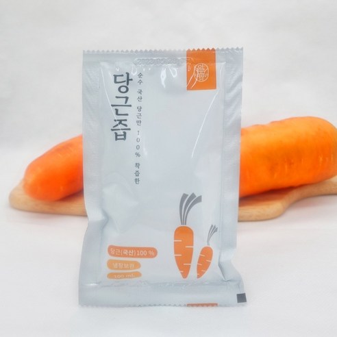 일품자연 당근즙 100ml x 30포 당근효능 착즙 실사용 후기 | 효과 있을까? - 상품 이미지 2