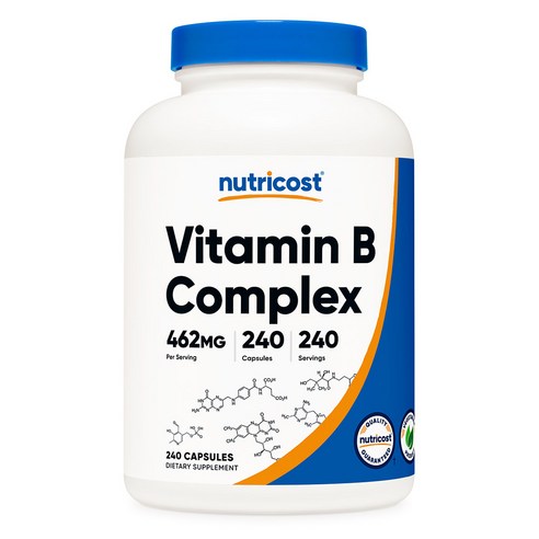 뉴트리코스트 비타민 B 컴플렉스 462mg 240캡슐 1병 240회분, ... 맛있게 먹은 솔직 후기 썸네일