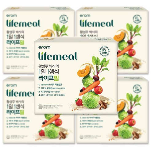 이롬 황성주 박사의 1일1생식 라이프밀 30g, 70개 솔직 후기 | 실사용자 리뷰 분석 썸네일