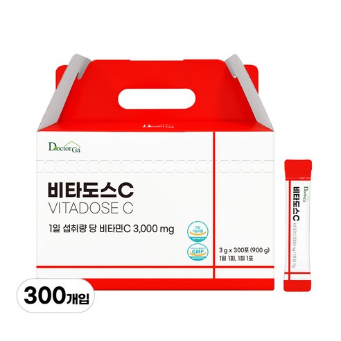 비타도스 비타민C 3000mg 고함량 순수 비타민씨 고용량 분말 가루 스틱, 1개, 900g