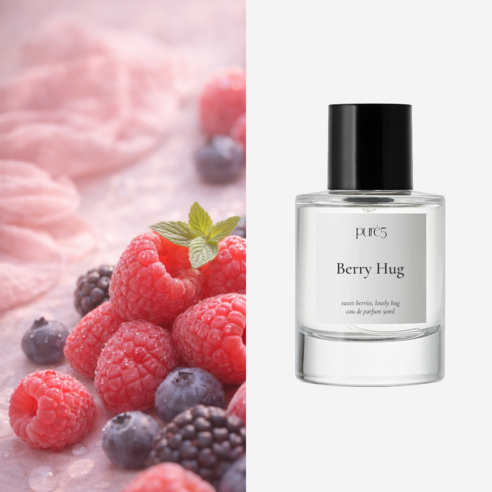 PURE5 사랑스러운 베리향 향수 BERRY HUG, 1개, 18ml