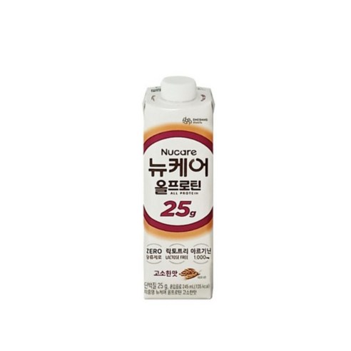 뉴케어 올프로틴 25g 고소한 맛 단백질 음료 245ml, 12개 솔직 후기 | 실사용자 리뷰 분석 - 상품 이미지 1
