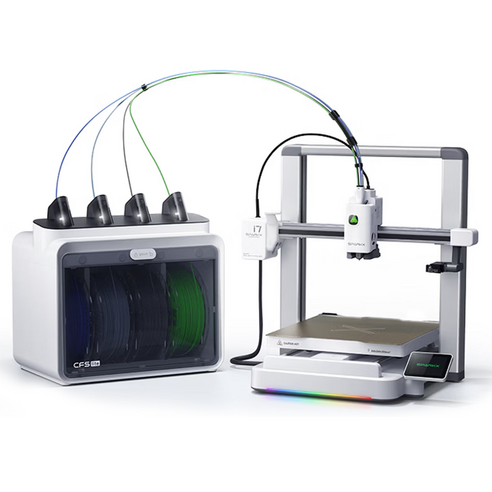 크리얼리티 스파크 X I7 컬러 콤보 오픈형 3D 프린터, 실버 그레이, i7 Color Combo