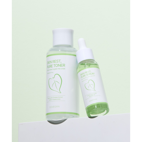 이지비건 토너+세럼 2종 세트 비건 쉼 퓨어 수딩토너150ml+세럼50m... 솔직 후기 | 피부 타입별 분석 - 상품 이미지 2