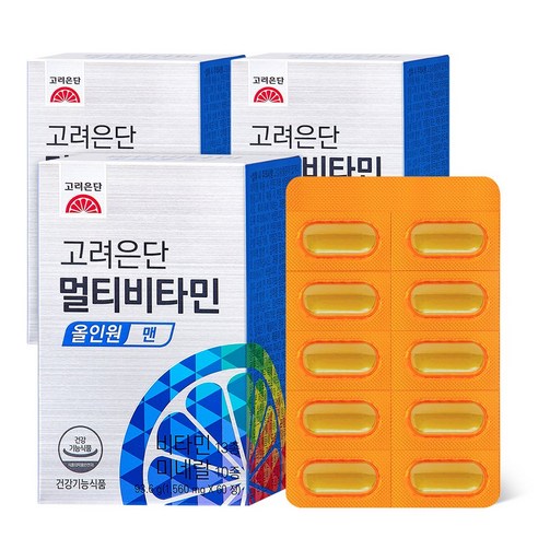 고려은단 멀티비타민 올인원 맨 60정, 3개 이미지 3