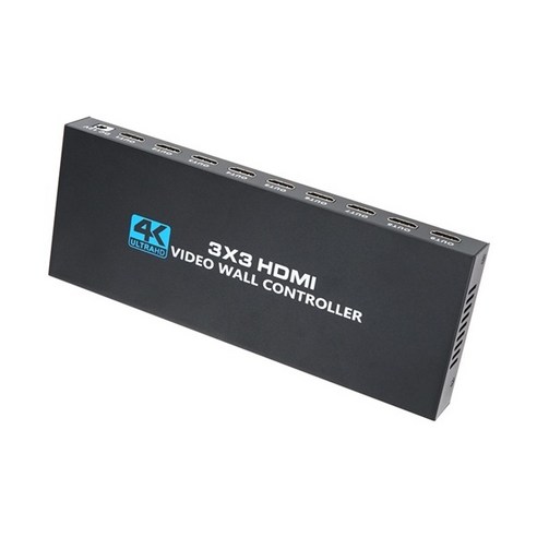 컴스 HDMI 비디오 월 멀티비젼 3x3 DID 4K 30Hz 1080P TV WALL, OU554, 1개