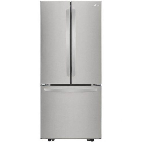LG LFCS22520S 22 Cu. ft. 스테인리스 스틸 프렌치 도어 냉장고 2021