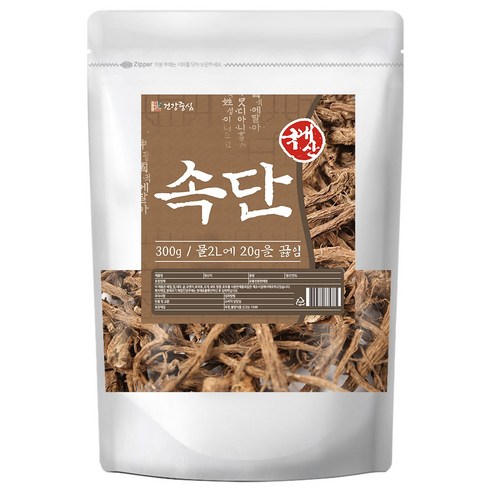 건강중심 국산 속단 말린 천속단, 300g, 1개 - 한방재료 | 쿠팡