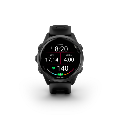 가민 포러너 570 러닝 GPS 스마트워치 42mm, 블랙, 3.04cm, GPS + 블루투스